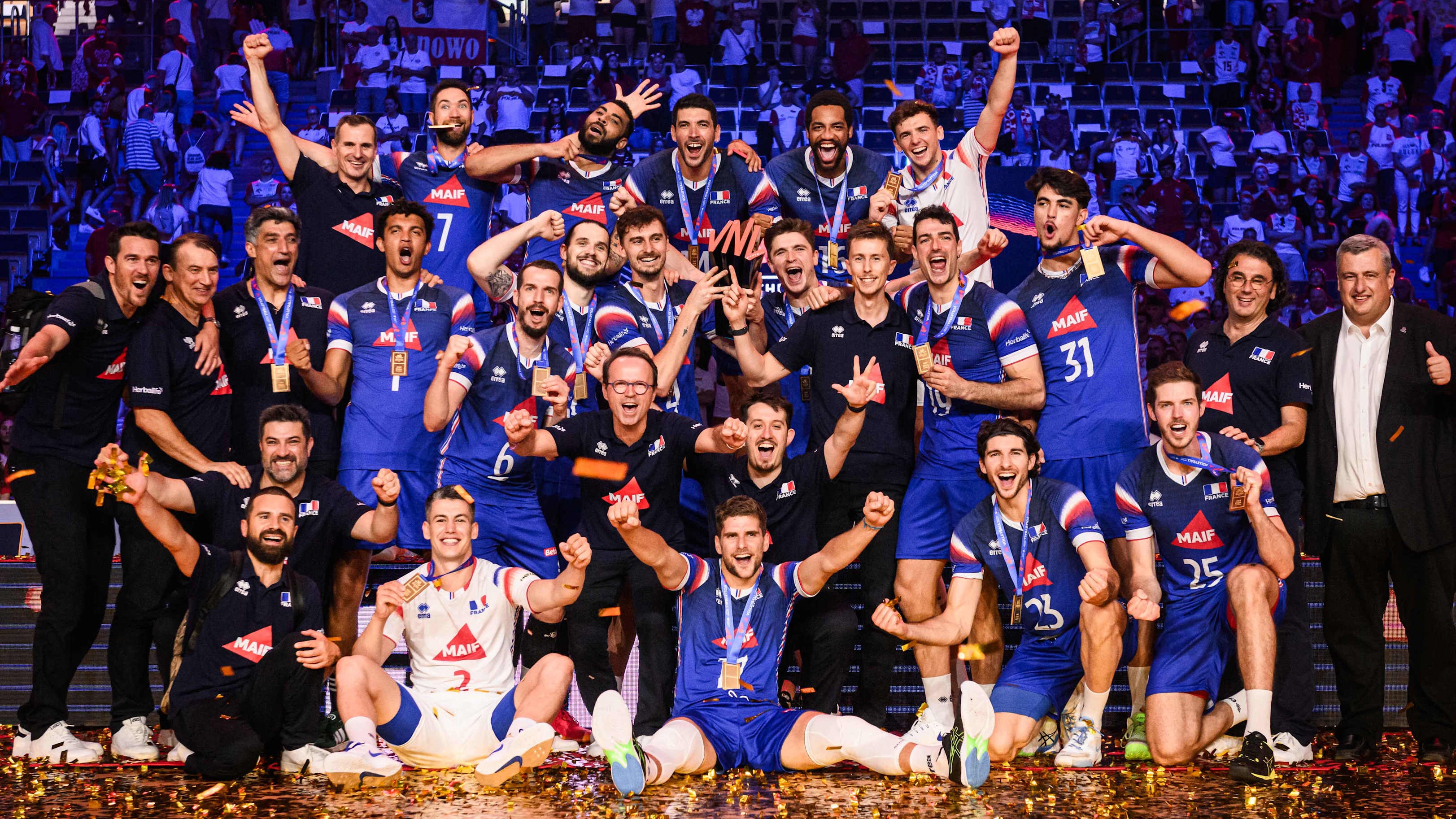 VNL》法國二度摘金，舉球員Brizard獲MVP，日本奪銀再度改寫隊史最佳